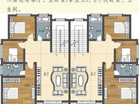 双拼别墅户型图
