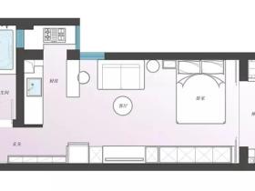 单身公寓户型图